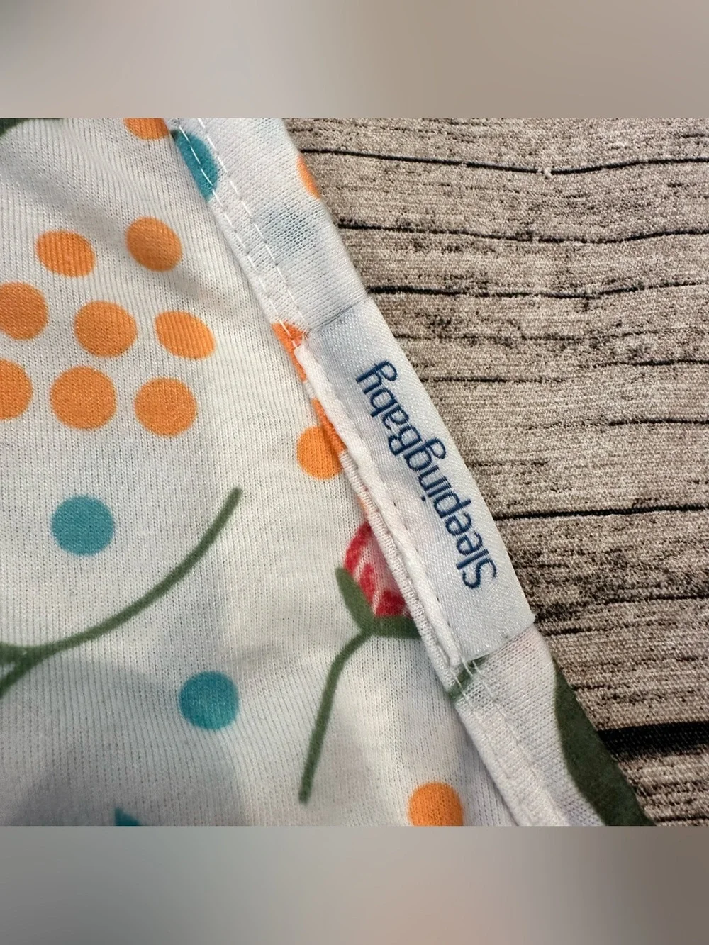 Sleeping Baby Floral Zipadeezip Lightweight Sleepsack Size XS (3-6 months)